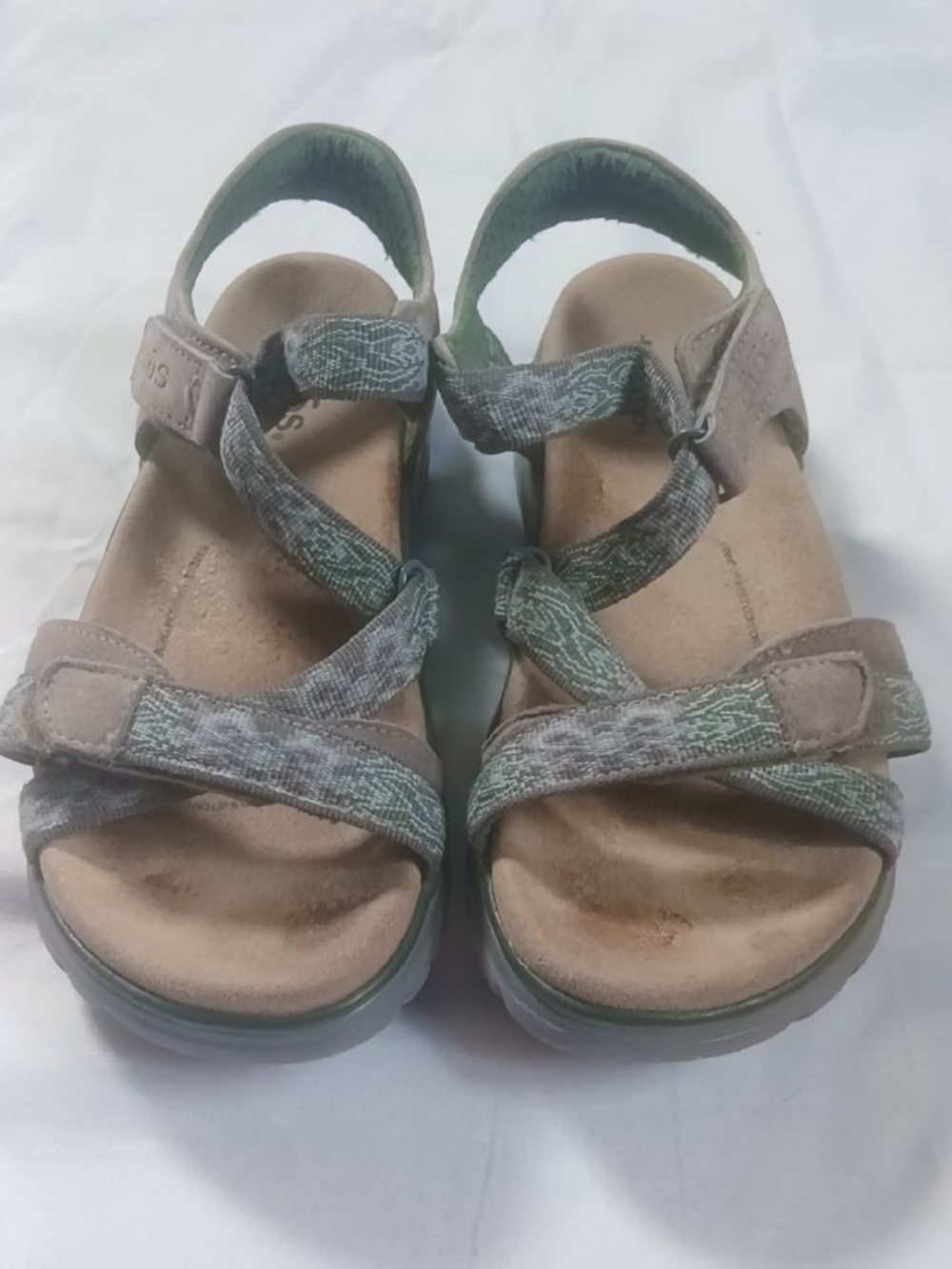Women's Strappy Outdoor Sandals in Grey-Green